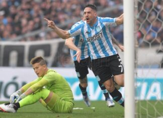 Racing le ganó el clásico a Independiente en el Cilindro
