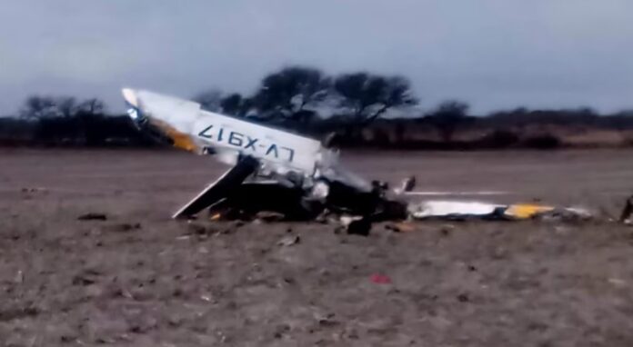 Jorge Grazziano, murió este martes tras estrellarse la avioneta que pilotaba en un establecimiento rural de San Luis.