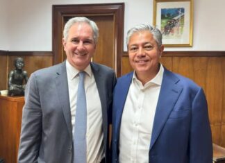 Figueroa viaja a Brasil tras reunirse con el nuevo canciller