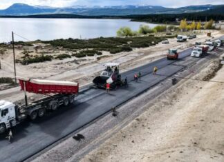 Así avanza la obra que cambiará para siempre el viaje entre Aluminé y Villa Pehuenia