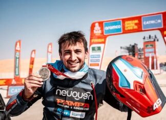 El neuquino Rostan se prepara para el desafío Dakar 2026