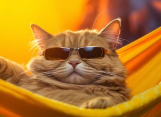 Dónde deberían dormir los gatos en verano para mantenerse frescos y seguros