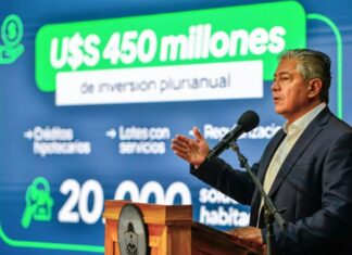 Figueroa puso en marcha un mega plan para construir 20.000 viviendas