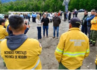 Neuquén reforzó la ayuda a Chubut y envió más brigadistas para combatir los incendios