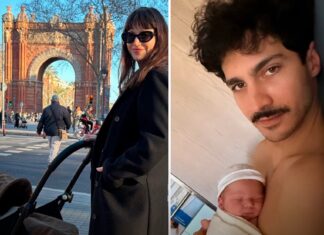 Úrsula Corberó y el Chino Darín compartieron una tierna foto con su hijo