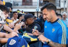 Calurosa bienvenida para Boca en Santiago del Estero en la previa del duelo ante Central Córdoba