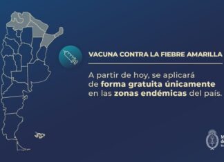 El Gobierno limitará la vacuna gratuita contra la fiebre amarilla