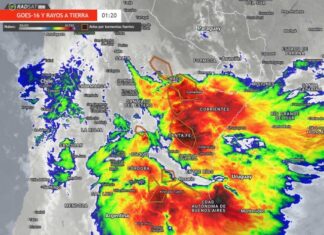 Ciclogénesis activa en la región: el SMN emite doble Alerta Naranja