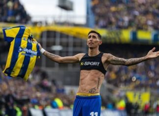 Clásico histórico para Di María: debutó con gol y victoria en Rosario