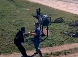 Hijo de un concejal de Fuerza Patria golpeó ferozmente a un vecino