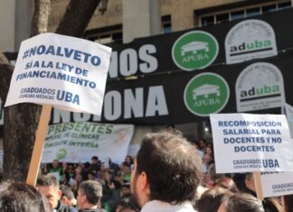Docentes universitarios convocan a un paro nacional tras el veto a la ley de financiamiento