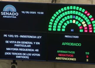 Contundente rechazo del Senado al veto de Milei sobre los ATN para las provincias