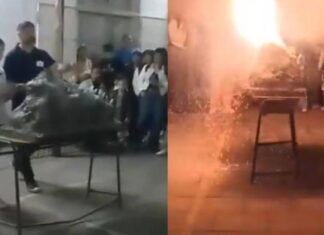 La nena herida en la feria de ciencias ya no está en terapia intensiva