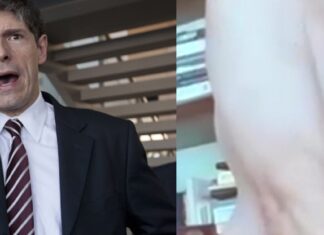 Insólito en el juicio Cuadernos: Abal Medina apareció desnudo en plena audiencia