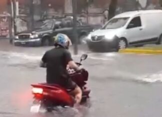 Por diluvio en el AMBA, shopping inundado y calles anegadas: cómo sigue el tiempo