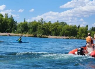 Año Nuevo trágico en Plottier: buscan a un adolescente desaparecido en el río Limay