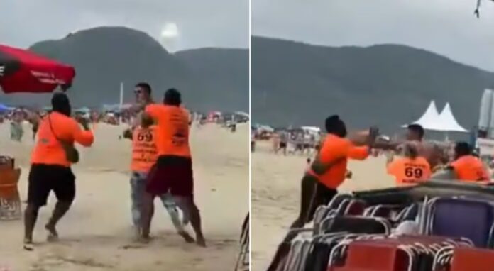turista pelea brasil
