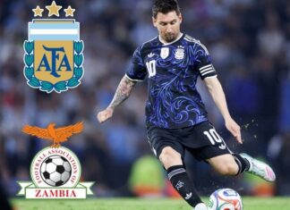 Argentina enfrenta a Zambia en su última presentación en el país