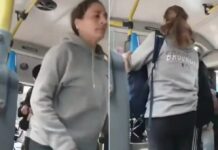 Agresión en un colectivo: una mujer atacó al conductor en medio de reclamos