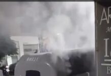 Vandalismo en Neuquén: incendiaron un contenedor en pleno centro