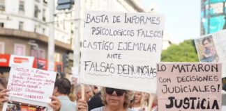 “Lo mataron con decisiones judiciales”: el reclamo por Ángel se trasladó a Buenos Aires