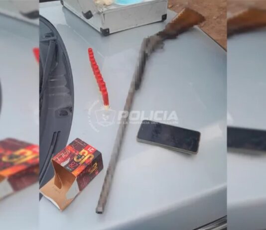 Ofrecía una escopeta por redes sociales y terminó demorado