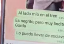 Acusan a un argentino de enviar mensajes racistas sobre un niño durante un viaje en tren