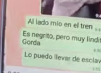 Acusan a un argentino de enviar mensajes racistas sobre un niño durante un viaje en tren