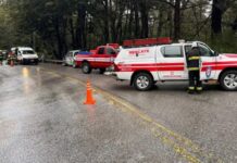 Choque sobre Ruta 40 cerca de Villa Traful: tres personas fueron hospitalizadas