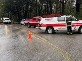 Choque sobre Ruta 40 cerca de Villa Traful: tres personas fueron hospitalizadas