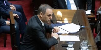 Adorni canceló su informe de gestión en el Senado y crece la tensión política