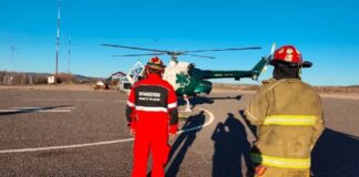 Grave accidente en un yacimiento: un petrolero sufrió un aplastamiento en la mano y fue trasladado en vuelo sanitario