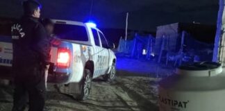 Lo sorprendieron cuando intentaba llevarse un tanque de 850 litros de una construcción