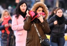 El frío polar se intensifica y este miércoles será el día más frío de la semana