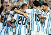 Con goles de Barco, Messi y Almada, Argentina venció a Islandia en el último amistoso