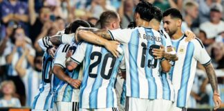 Con goles de Barco, Messi y Almada, Argentina venció a Islandia en el último amistoso