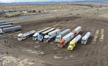 Habilitaron un predio para albergar hasta 250 camiones afectados por el cierre de Pino Hachado
