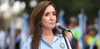 Victoria Villarruel saludó a los periodistas y volvió a marcar distancia de Javier Milei