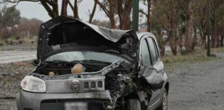 Rawson: Violento choque frontal en la Ruta 25 dejó varios heridos