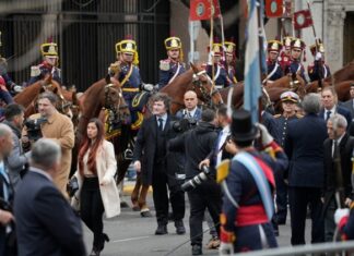 Sin Villarruel, Milei encabezó el Tedeum por el 9 de Julio junto a su nuevo Gabinete