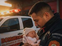 Bomberos le salvaron la vida a una beba de siete días tras una emergencia respiratoria
