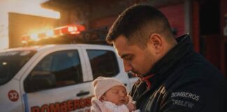 Bomberos le salvaron la vida a una beba de siete días tras una emergencia respiratoria