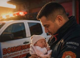 Bomberos le salvaron la vida a una beba de siete días tras una emergencia respiratoria