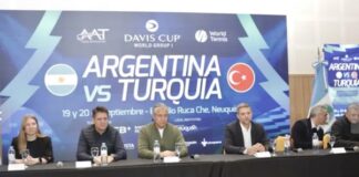 Neuquén presentó la Copa Davis y se prepara para recibir por primera vez una serie oficial