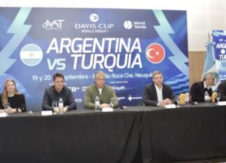 Neuquén presentó la Copa Davis y se prepara para recibir por primera vez una serie oficial
