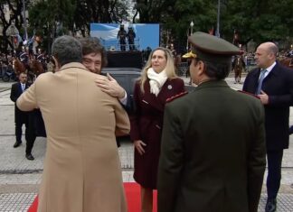 Milei y Jorge Macri compartieron el homenaje a San Martín en medio del acercamiento entre LLA y el PRO