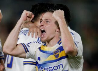 Boca goleó 4-0 a Recoleta y se metió entre los ocho mejores de la Sudamericana