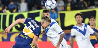 Boca y Vélez empataron 1-1 y el Fortín se mantiene como líder de la Zona A
