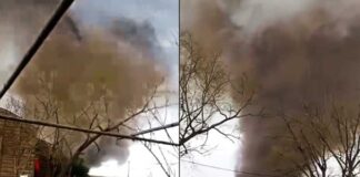 Impactante tornado pasó a metros de una vivienda en Santa Fe y quedó registrado en video
