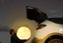 El fotógrafo que le robó la Luna al cielo con sus propias manos